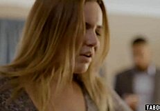 Busty Couchsurfer Caught Stealing Leads To Taboo Anal And Blowjob