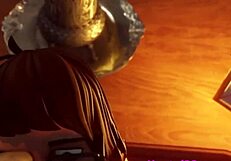 As seen in Figure 13, Velma’s expert oral skills dominate the screen in animated 3D hentai