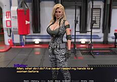 Pretty blonde steps up to it in Salvation 10