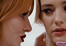 Kenna James seduced by two she-devils in a fantasy threesome.