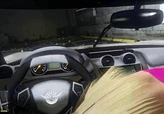 GTA 5 Hooker Seduces in Car for First-Person Action