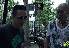 Blindfolded Asian Lady Gets Cunilingus and Blowjob from Unknown Partner