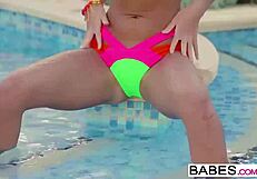 Soft Touch Groping Petite Teen's Wet Pussy