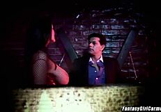 carmella bing gets cum shot on face after punishment