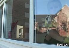 Unfaithful british mature sonia presents large titties