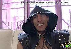 Blindfolded Asian Lady Gets Cunilingus and Blowjob from Unknown Partner