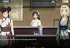 The Naruto’s RPG role-playing sexy scene of Dinaki who serves as a kunoichi trainer