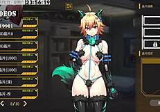 Sexy hentai babe deepthroats monster cock with big tits