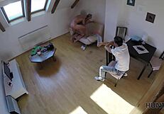 Spoiled wife even while being rammed from behind and her husband’s buddy witnesses it