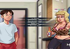 summertimesaga stress relief handjob from milf