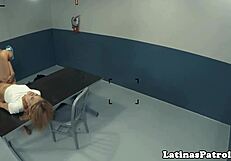 i'm gorgeous latina cockriding in border security casting interview