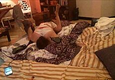 Holy Shit, Fucking This Milf In Her Silky Red Nightie And Panties Doggy Style!