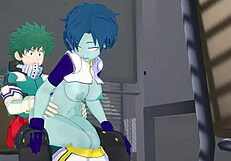 Toru Hagakure and Kaoruko Awata in Intense 3D Hentai Sex