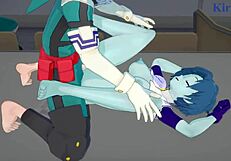 Toru Hagakure and Kaoruko Awata in Intense 3D Hentai Sex