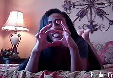 Mistress kicks your tiny balls?