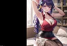 Ahegao hmv with monster cock in anime hentai style