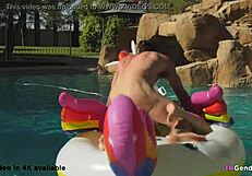 Three stunning blonde trannies with fake tits bang hard at a wild anal party. Their blowjobs steal the show.