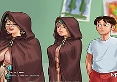 Headmistress Receives Erotic Blowjob Picture