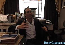 Excited Babe Enjoys Cuckolding Session With Facial Climax In Interracial Threesome