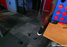 guy selector enters sex room with luka phoenix and aaron trainer 😈