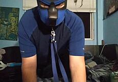 i masturbate with my chastity cage in gay solo session