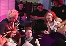 Band Members Dominate Two Slutty Chicks with Anal and Double Penetration in Wild Foursome