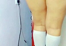 i take advantage of the innocent teen while she cleans