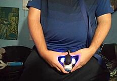 i masturbate with my chastity cage in gay solo session