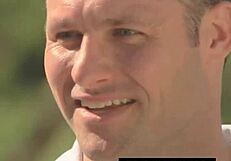 the hot brunette babe sucks a big cock while her man watches