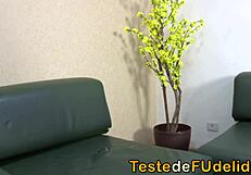 The busty sister-in-law with big tits and beautiful blonde latina features tempted me to betray my wife with her monster cock