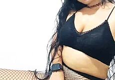 Horny Latina Seduces With Passionate Moves Until Powerful Orgasm