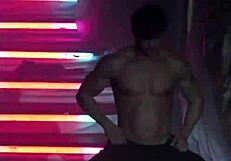 Check out this handsome brazilian stripper ripping clothes in a wild striptease!