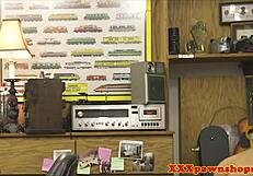 マジ、この質屋女がチンポしゃぶって体見せつける！