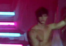 Check out this handsome brazilian stripper ripping clothes in a wild striptease!