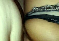 latina girl sitting on big cock in anal sex