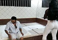 samba on the foot with lots of anal action, blowjobs, and farting fun?