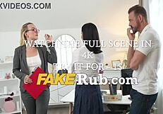 Hr Forces Petite Brunette To Anal Sex At Office