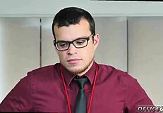 Naked jocks try blowjobs in gay first time yoga