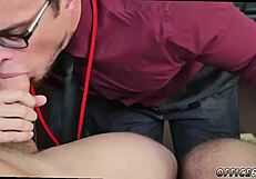 Naked jocks try blowjobs in gay first time yoga