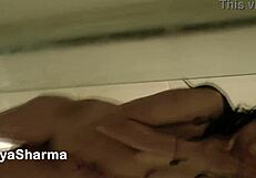 Cum Inside Bathroom While Having Sex with Hot Wet Indian Babe Kavya Sharma