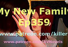 My New Family Adventures in Cartoon Style