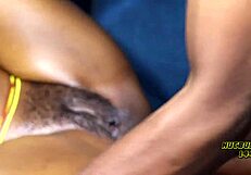 intimate homemade moment with ebony amateur