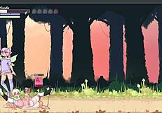 Max the Elf moans louder in femboy hentai game ep 9