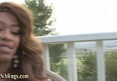 ebony teen 18+ stepsis tastes in kissing and oral with black amateurs?