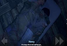 Agnes the perverted maid shows off her big tits and ass.