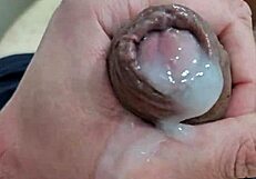 young brazilian twink enjoying a solo session with neighbors watching