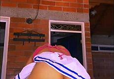 la hijastrastra de pedro era tan apretada que le costaba mucho trabajo entrar pero cada vez que lo lograba era el cielo