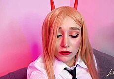 Leela Moon craves a big load after battle? Ride that cock now!