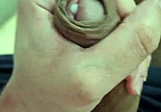 young brazilian twink enjoying a solo session with neighbors watching