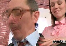 erotic young student teased and fucked by elderly instructor
